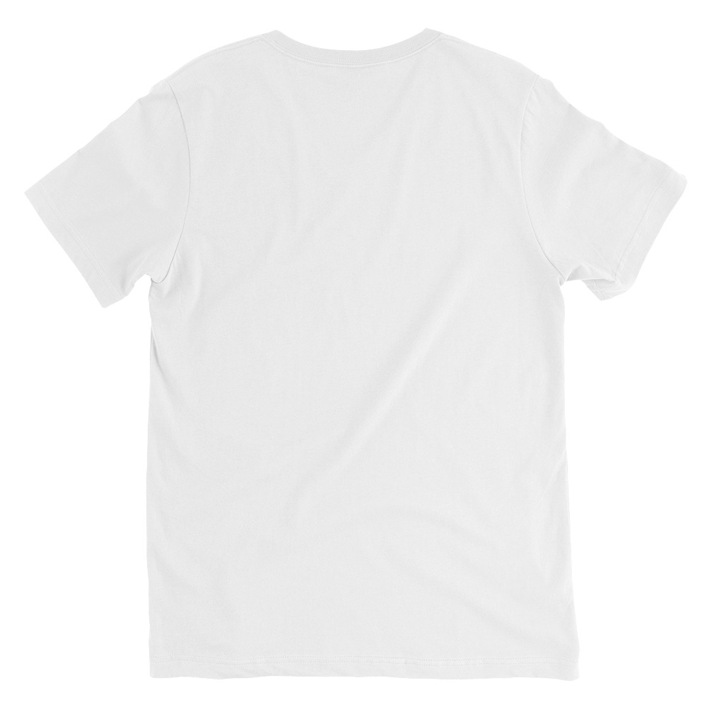 Unisex Logo V-Neck Tee - Image 2